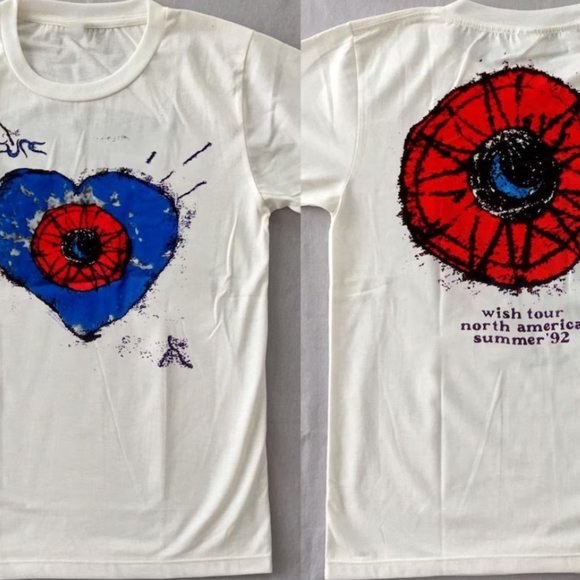 The Cure Wish Tour North America Summer '92 T-Shirt - Picture 1 of 3